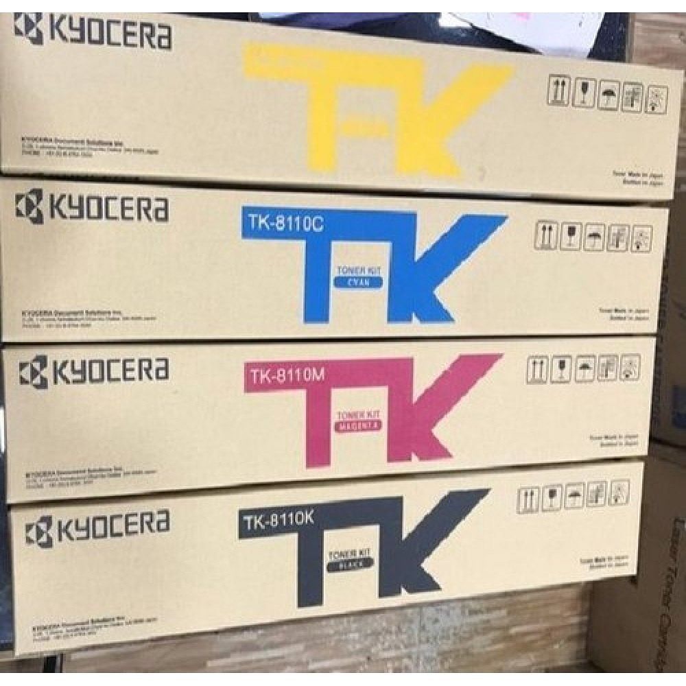 Imagerunner Kyocera TK-8110 CMYK Toner Cartridge Set, For Laser Printer