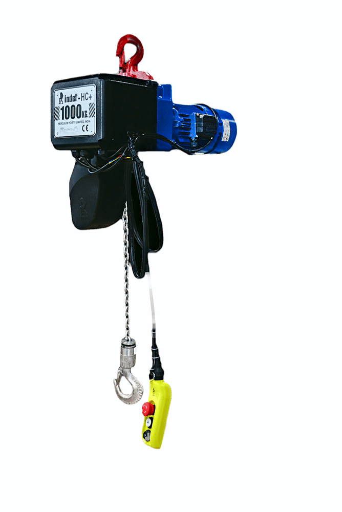 INDEF Electric Chain Hoist, For Industrial, Capacity: 1-3 ton