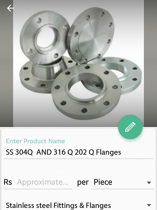 India Yesh Stainless Steels FLANGE 304, For Pharmaceutical / Chemical Industry