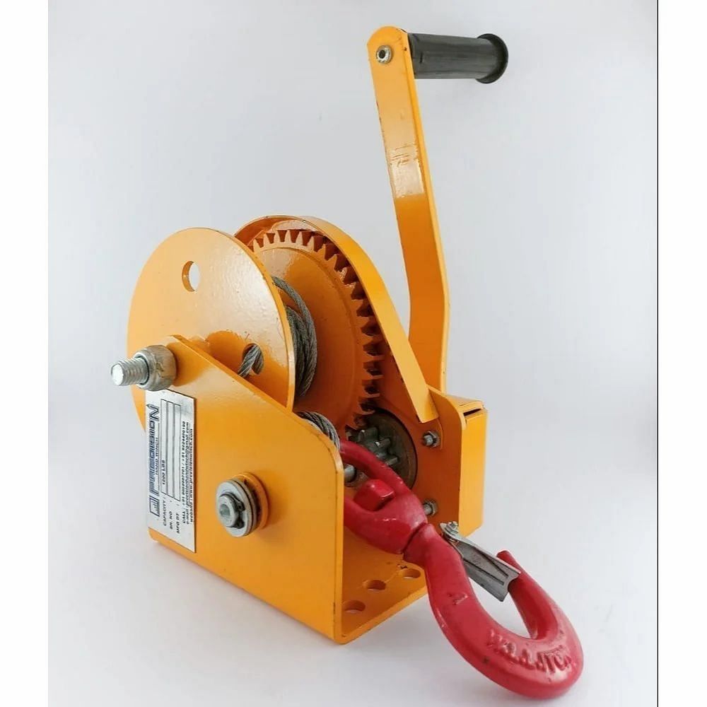 Indian Mild Steel Hand Operated Winches, For Utility