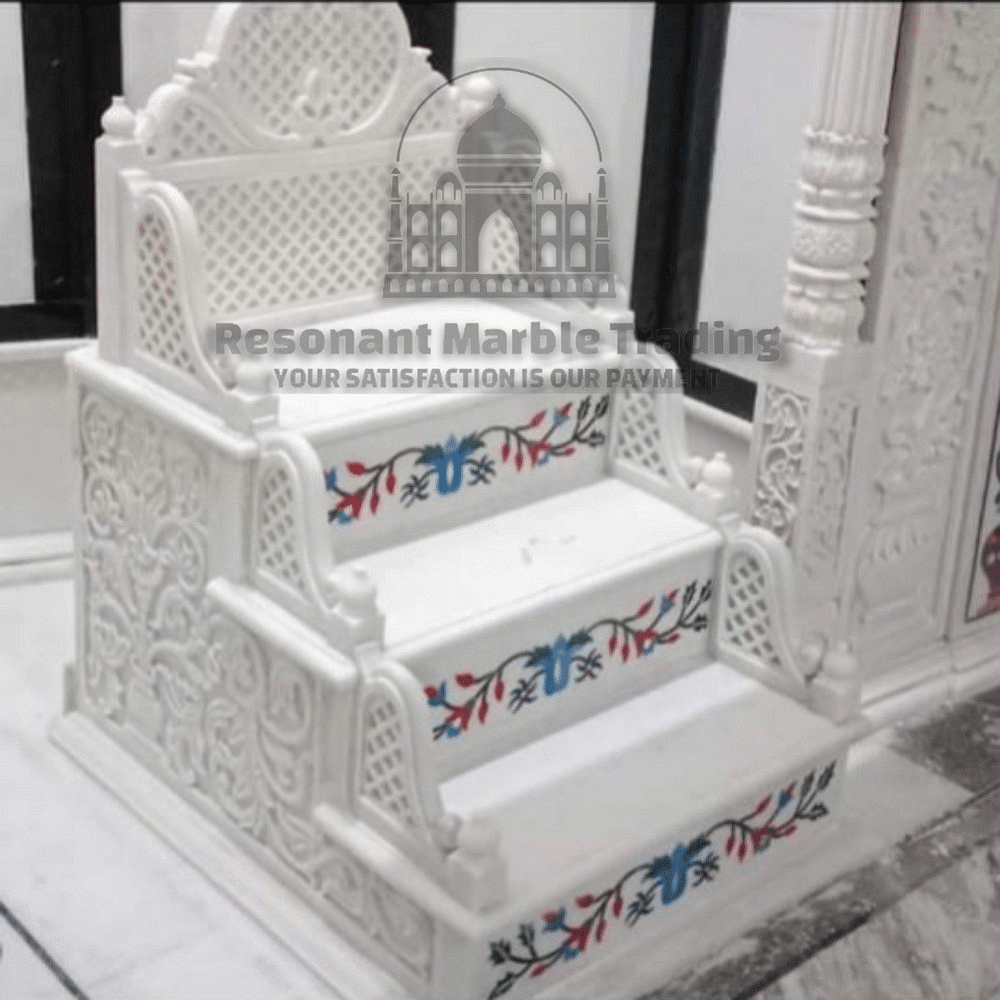 Indoor 8.75 Best Inlay Work Mosque Mimber, in World Wide