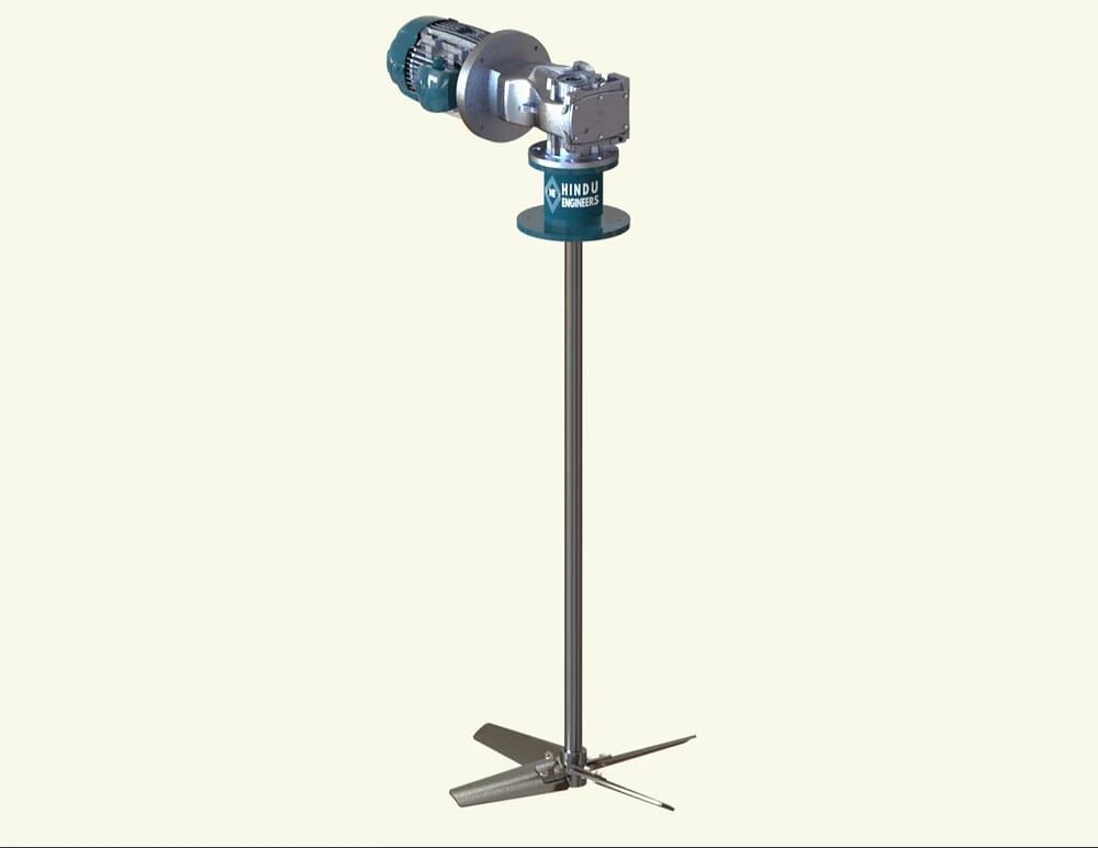 Industrial Agitator Mixer, Capacity: 500 Litres, Capacity(Litre): 100 L