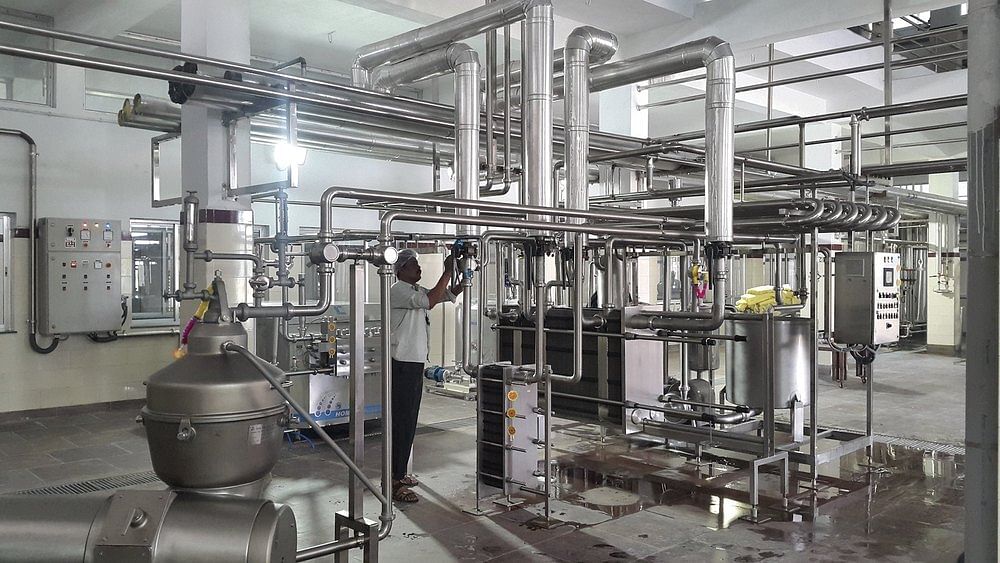 Industrial Dairy Plant, Capacity: 500 liters to 5000 liters