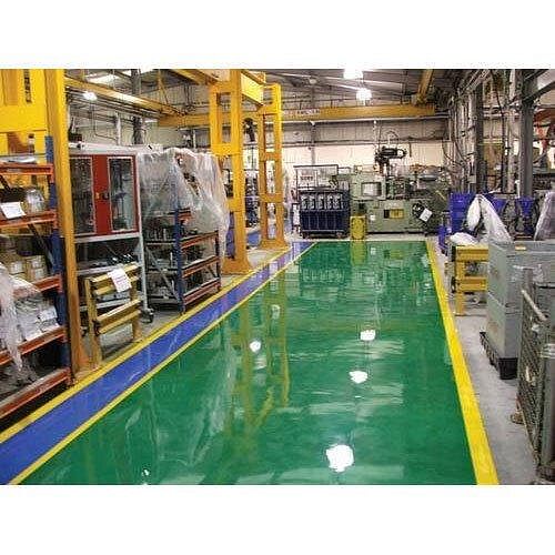 Industrial Epoxy Flooring Service, Thickness: 4 mm