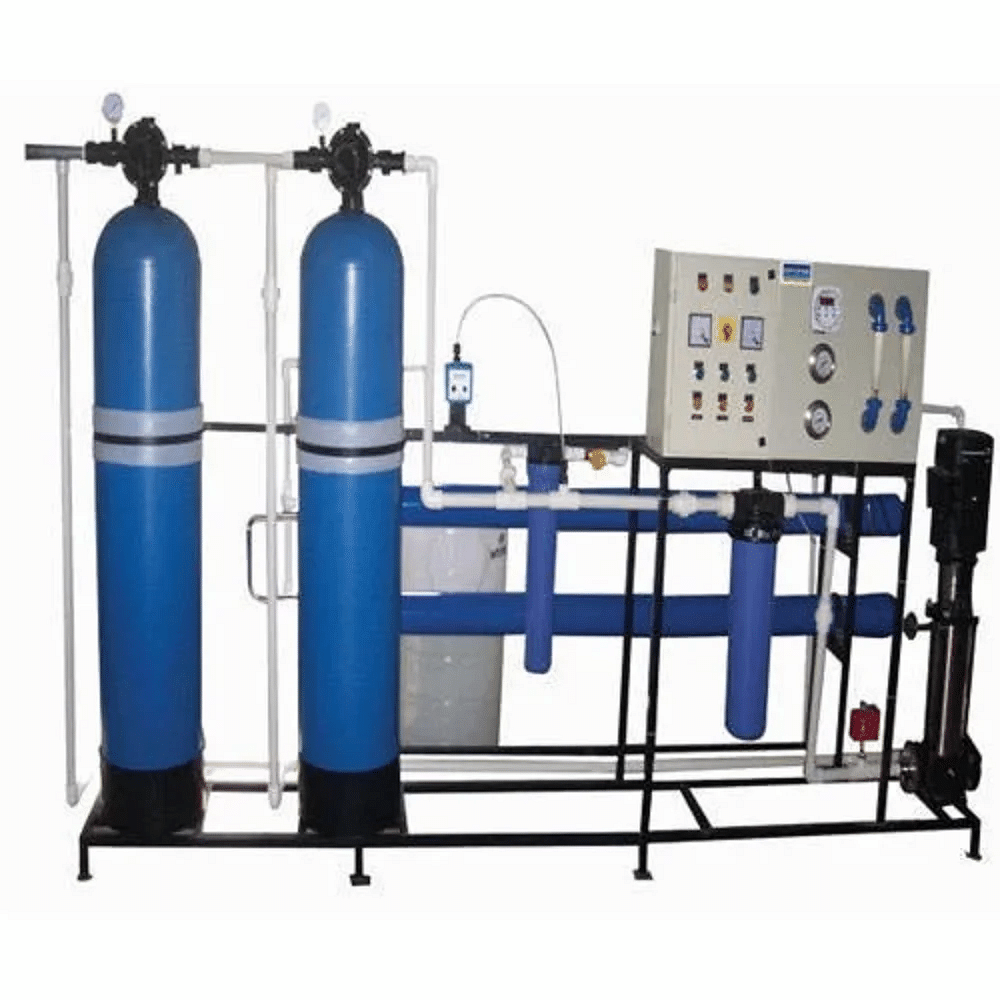 Industrial Reverse Osmosis Plant, RO Capacity: 100 LPH, Mild Steel