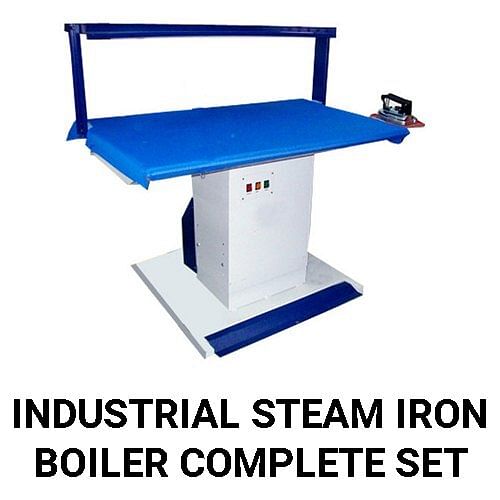 Industrial Steam Iron Boiler Table Set 3kw, For Laundry / Commercial