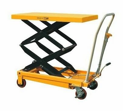 Industrial Trolley Manual Hydraulic Scissor Lift Table, For Material Handling, Capacity: 1ton