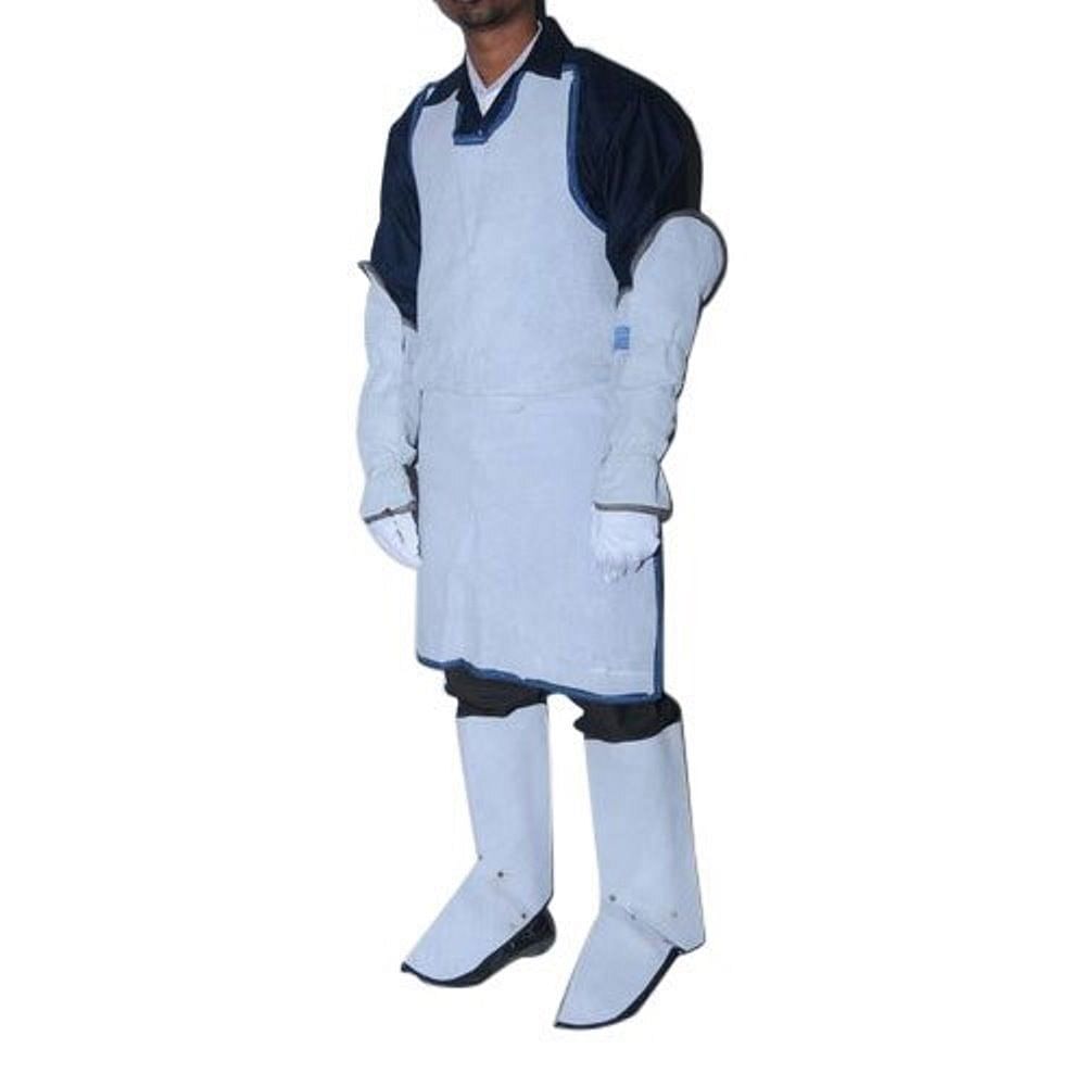 Industrial Unisex Leather Safety Aprons Sleeves Leg Guard