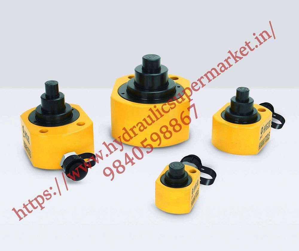 Industrial Yellow Hydrolift Hydrulic Multi Stage Jack, Refer To Attached Catalog, Size/Dimension: Refer To Catalog