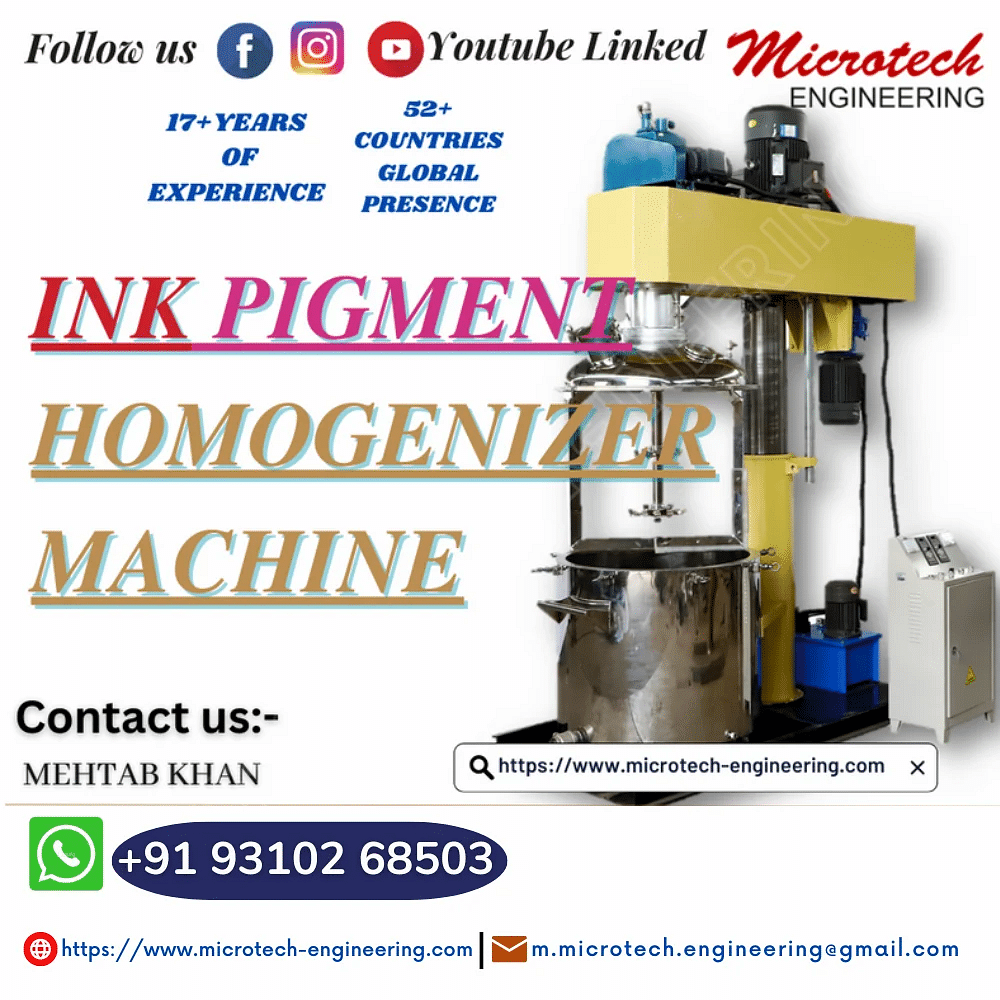 INK PIGMENT HOMOGENIZER MACHINE, Wooden Box, 10 kg