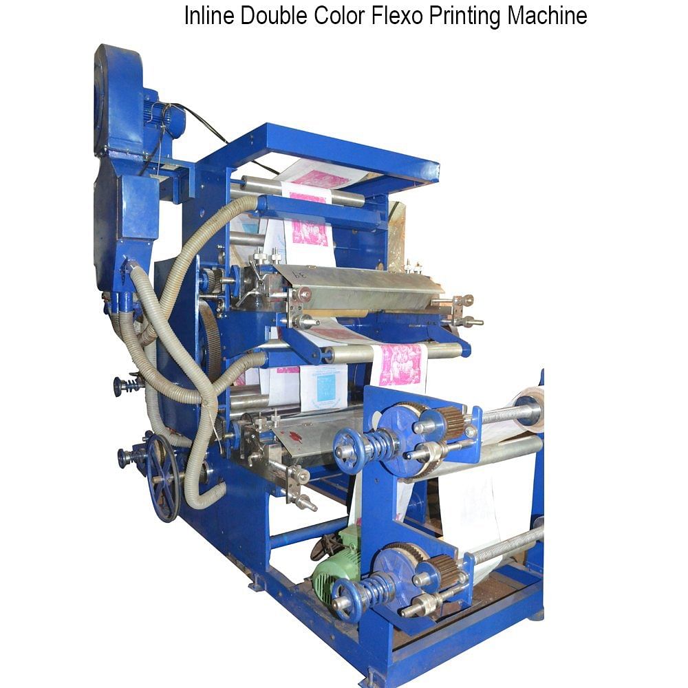 Inline Double Color Flexo Printing Machine