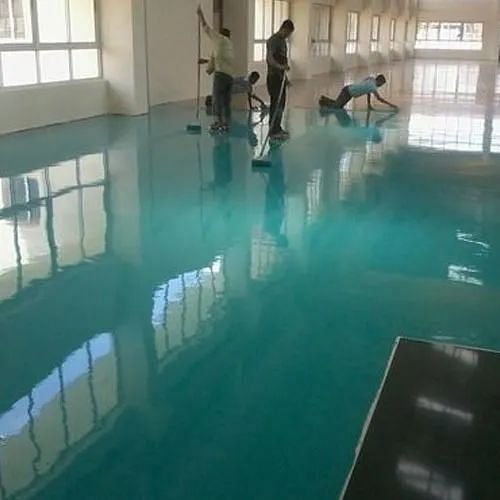 Interior Epoxy Flooring Service, Thickness: 2 Mm