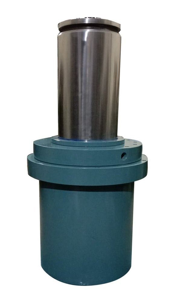 Iron 400 Bore Flange Mounting Hydraulic Cylinder, For Industrial, Capacity: 500 T