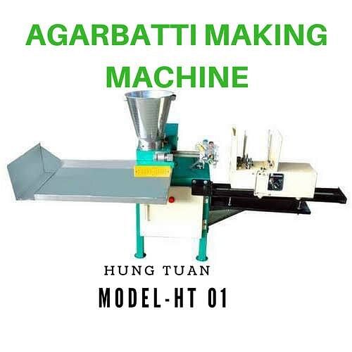 Iron AGARBATTI MAKING MACHINE, Production Capacity: 10-15 kg/hr, 150-200 strokes/min