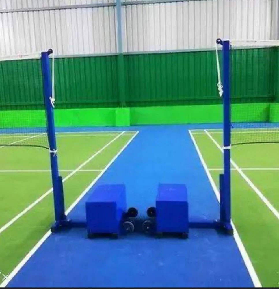 Iron Blue Movable Badminton Pole, Model Name/Number: Bdm 1