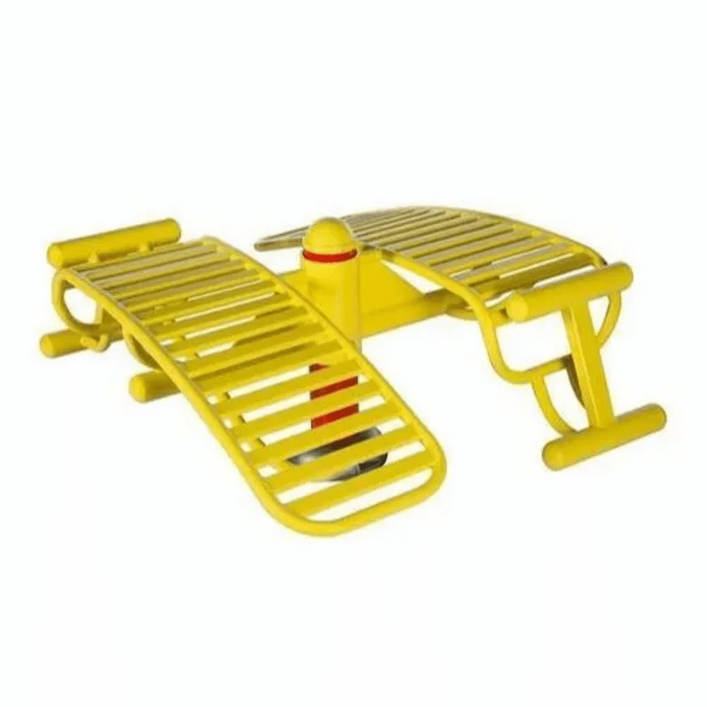 Iron Double Sit Up Board, For Outdoor Playground