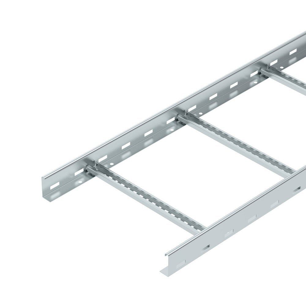 Iron Galvanized Coating GI Ladder Cable Tray, For Industrial, Sheet Thickness: 3 mm