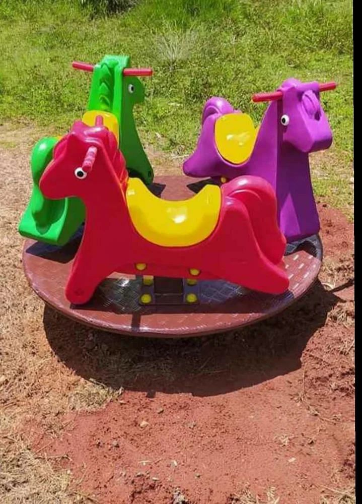 Iron Outdoor Kids Merry Go Rounds, Model Name/Number: Faw