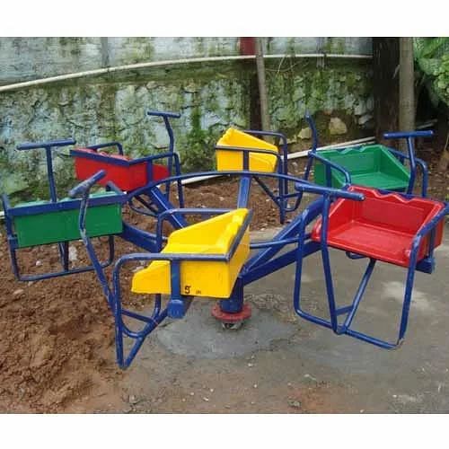 Iron,PVC Six Seater Merry Go Round