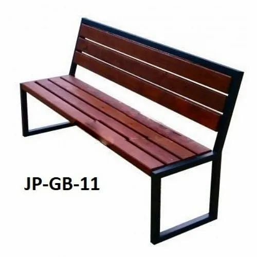 Iron,Wooden Modern JP-GB-11 Iron Garden Bench, With Back