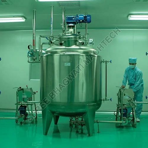 Jacketed Tank With Agitator, Capacity: 1000-10000L