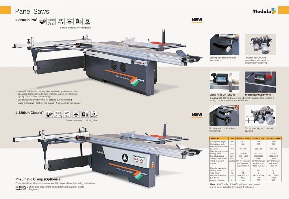 Jai Panel Saw Machine