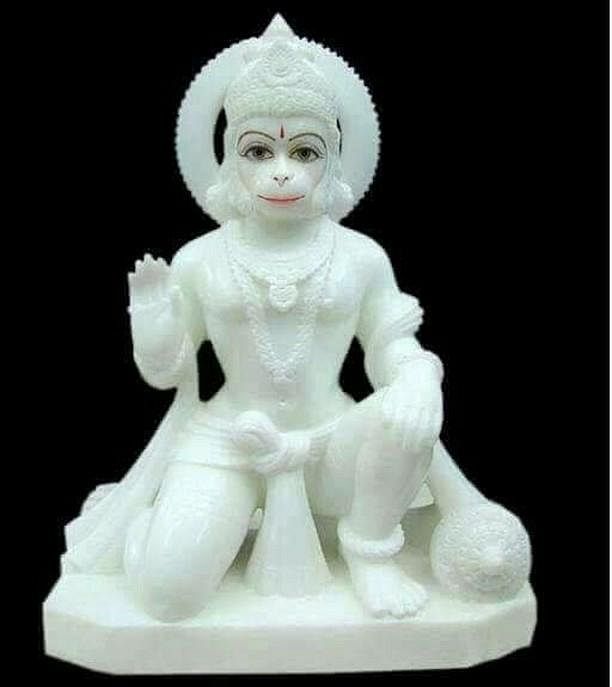 Jaipurcrafts White Hanuman Statue for Temple