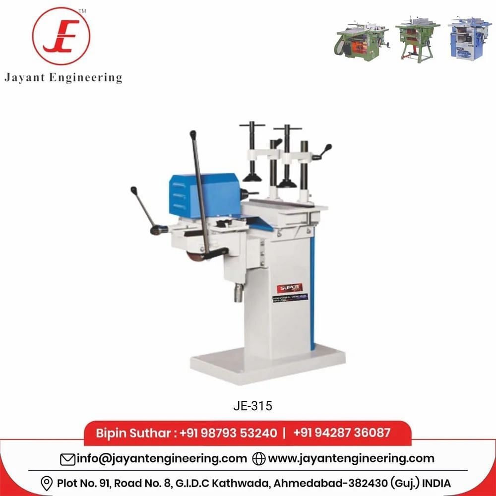 Jayant 1 HP JE-315 Super Horizontal Mortising Machine, Automation Grade: Semi-automatic