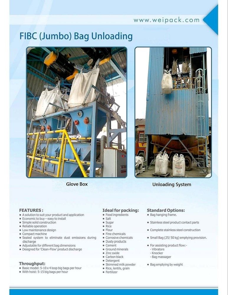 Jumbo Bag Unloading System