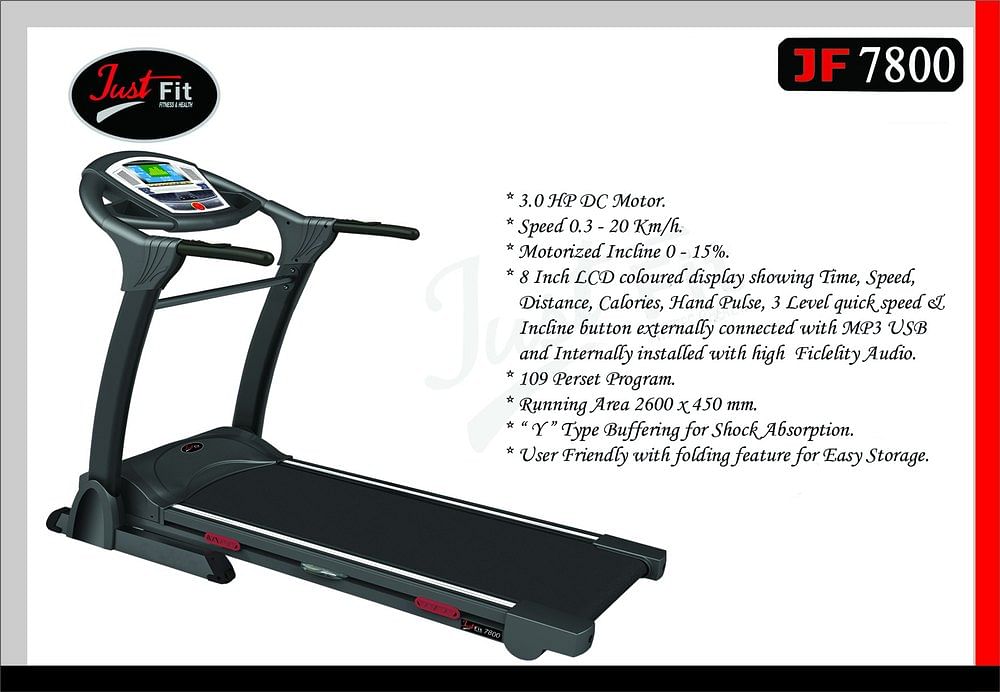 Just Fit Excercise Treadmill, for Gym