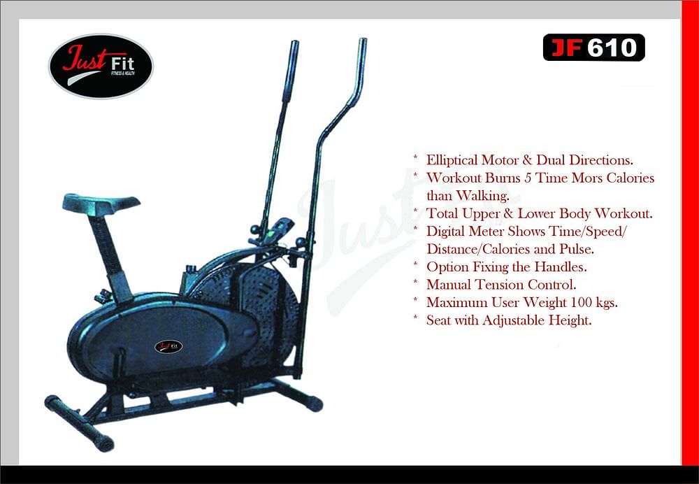 Just Fit Ms Mild Steel Elliptical Bike