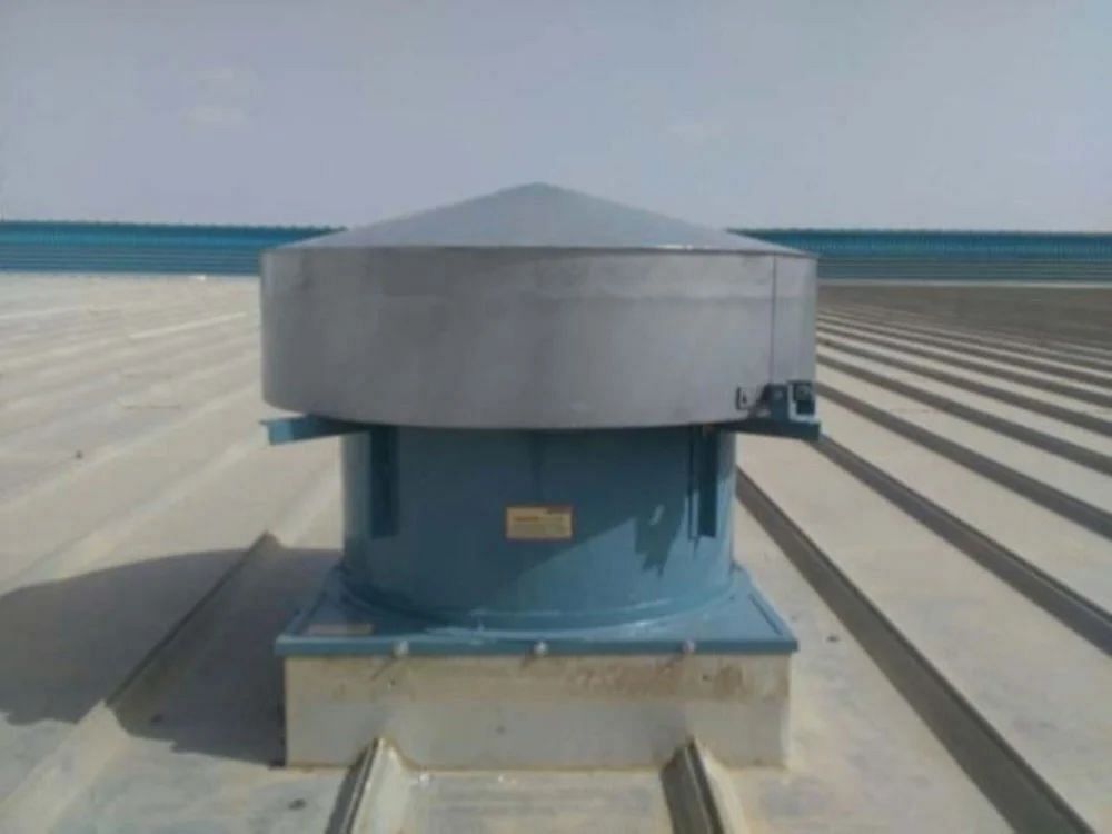 Keystone Cast Iron Industrial Roof Exhaust Fan, 1440 Rpm