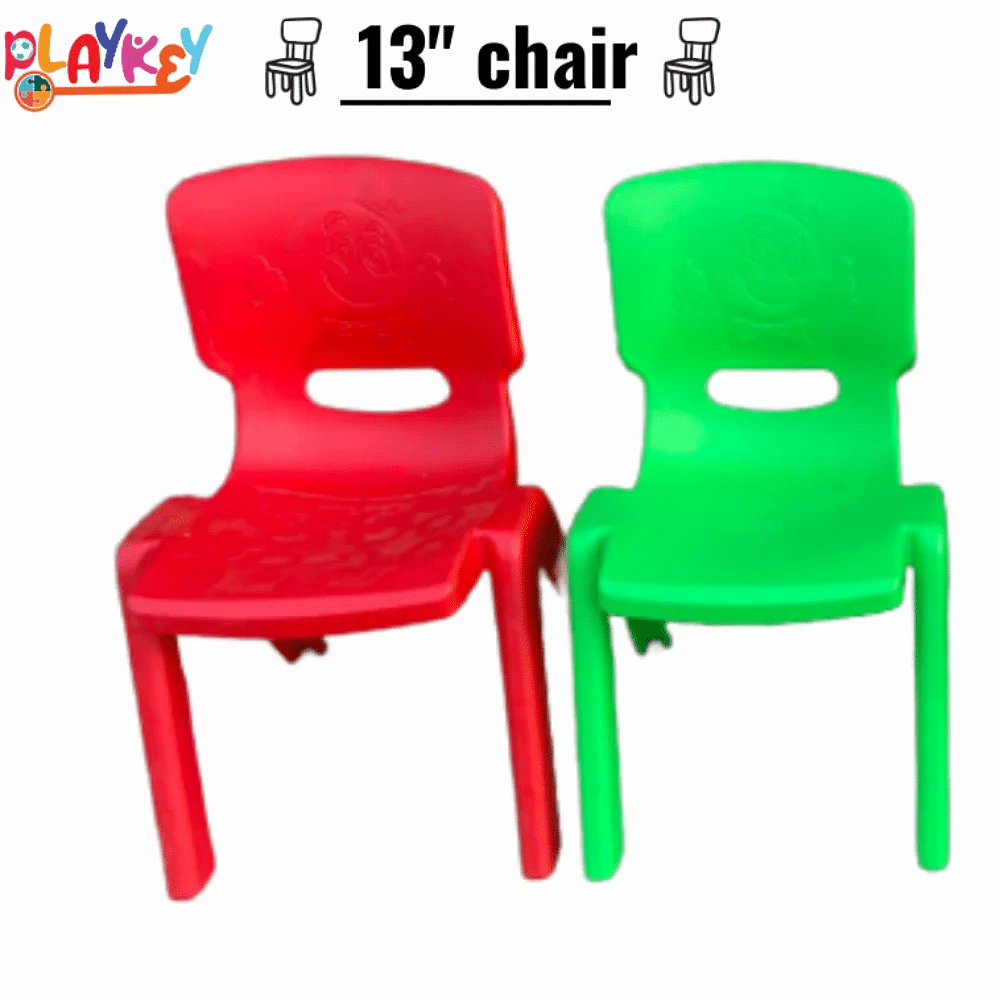 Kids Plastic Chair 13 inch, Without Armrest