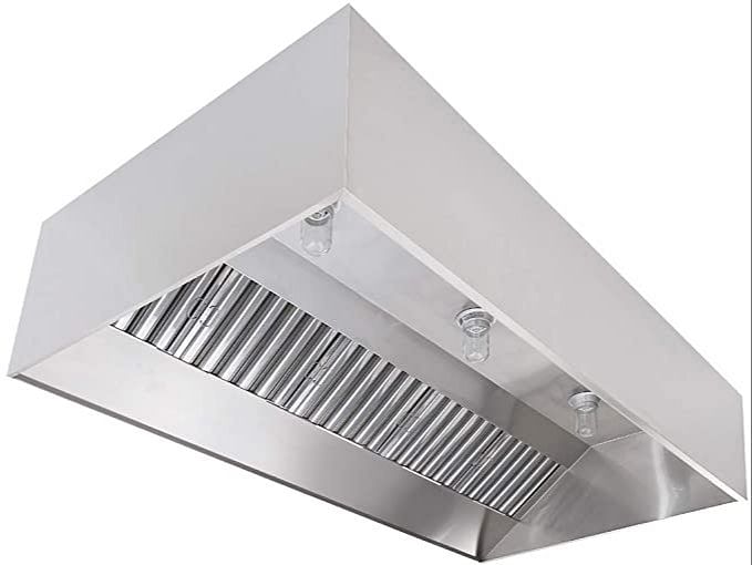 Kitchen Exhaust Hood, Finish: Powder Coated, Suction Capacity: 600 Cfm