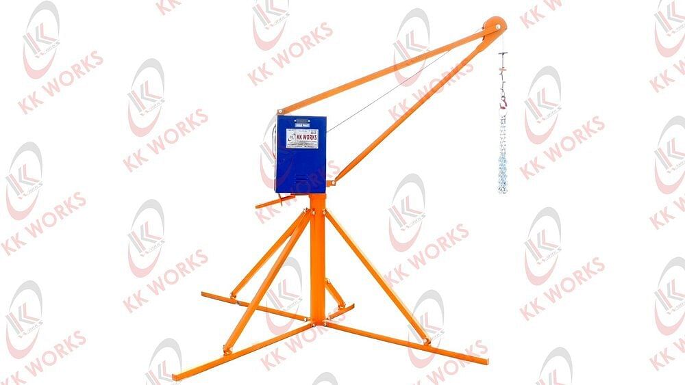 KK Works KKW300 Brick Lifting Machine, Maximum Lifting Capacity: 350 kg, Capacity: 0-5 ton