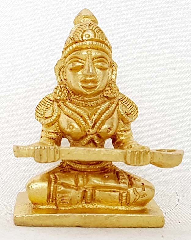 K.K Yellow Brass Annupoorna Statue