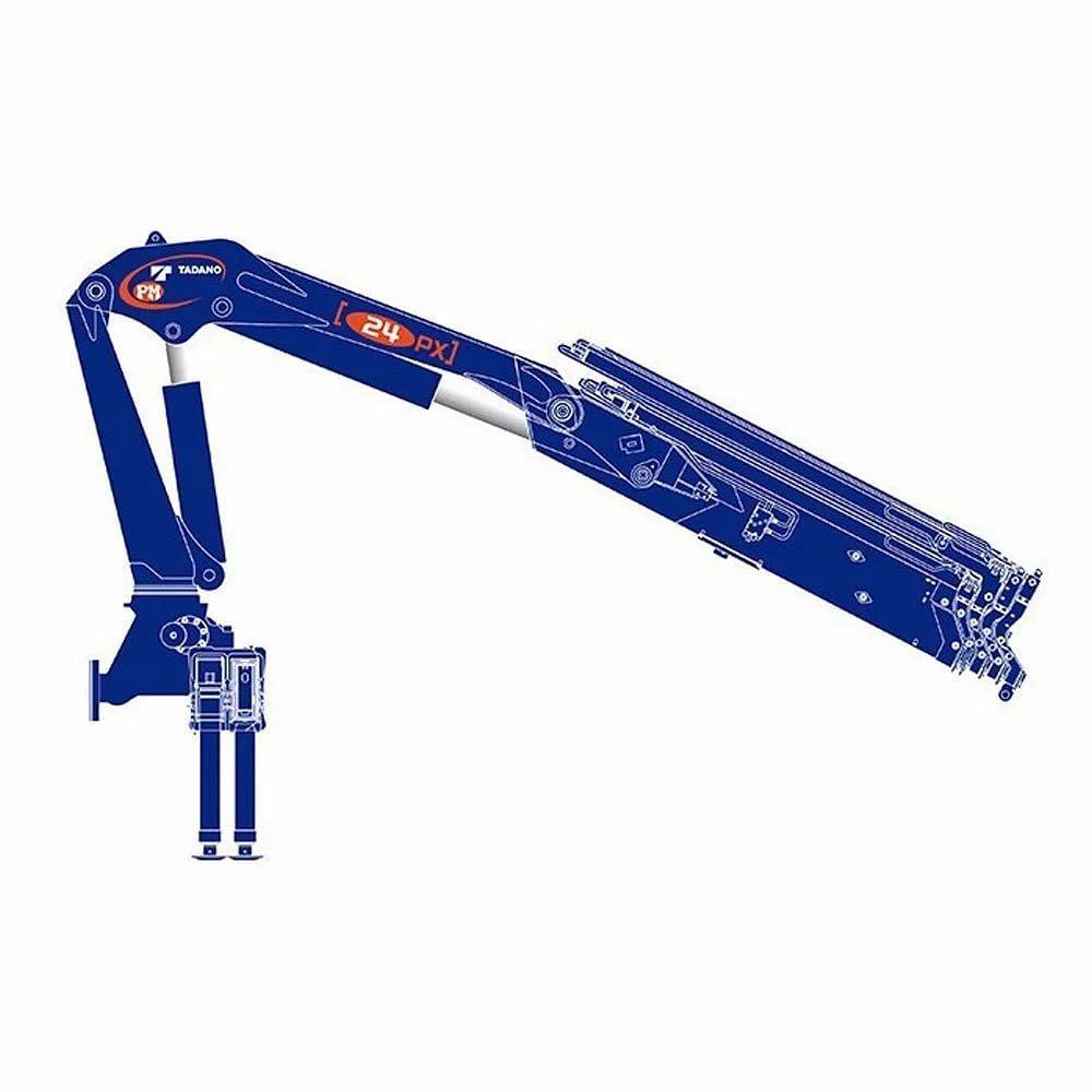 Knuckle Boom Cranes, Horizontal Outreach: 40FT, Platform Capacity: Till 6 Tons