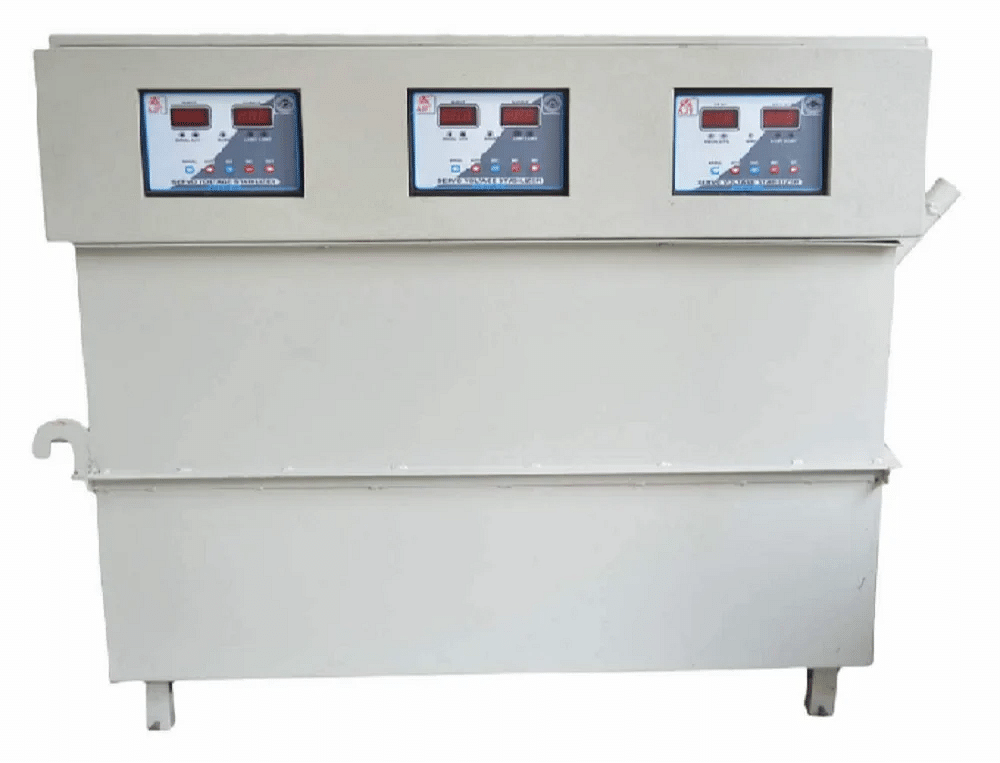 Koiri 20 KVA 3 Phase Copper Wound Servo Voltage Stabilizer (250-460V)- Natural Air Cooled