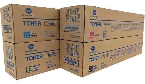 Konica Minolta Tn 615 Toner Cartridge Set