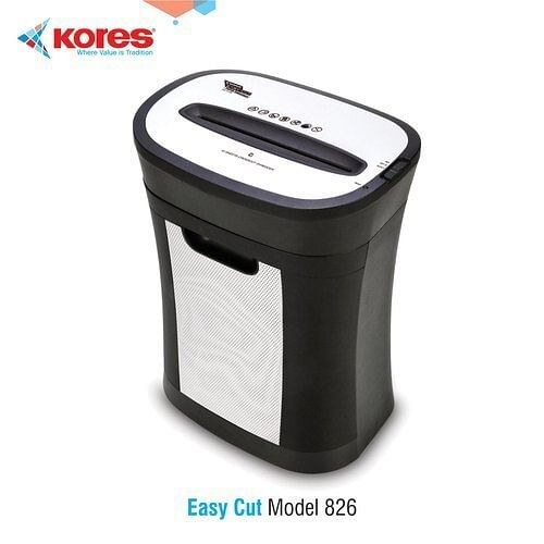 Kores Easy Cut 826 Office Shredders, Bin Capacity: 19 Ltr, Capacity: 1-500 Kg/hr