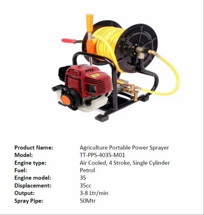 Krishna Enterprises Mild Steel PPS-4035 Agricultural Sprayer Pump, For Agriculture