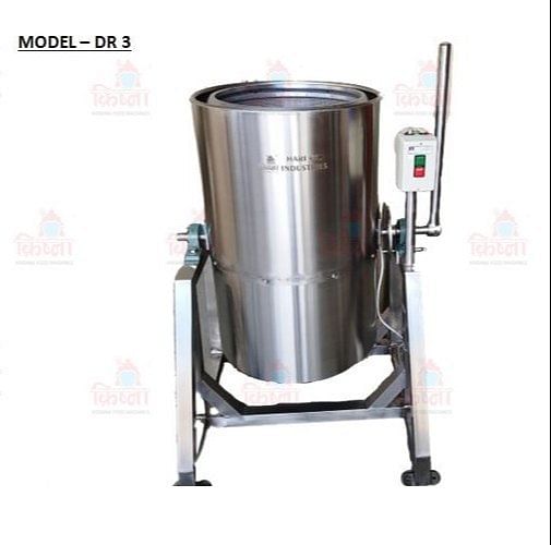 Krishna Stainless Steel Boondi Oil Dryer, Production Capacity: 25-30 Kg Per Batch, Capacity: 25 Kg Per Batch