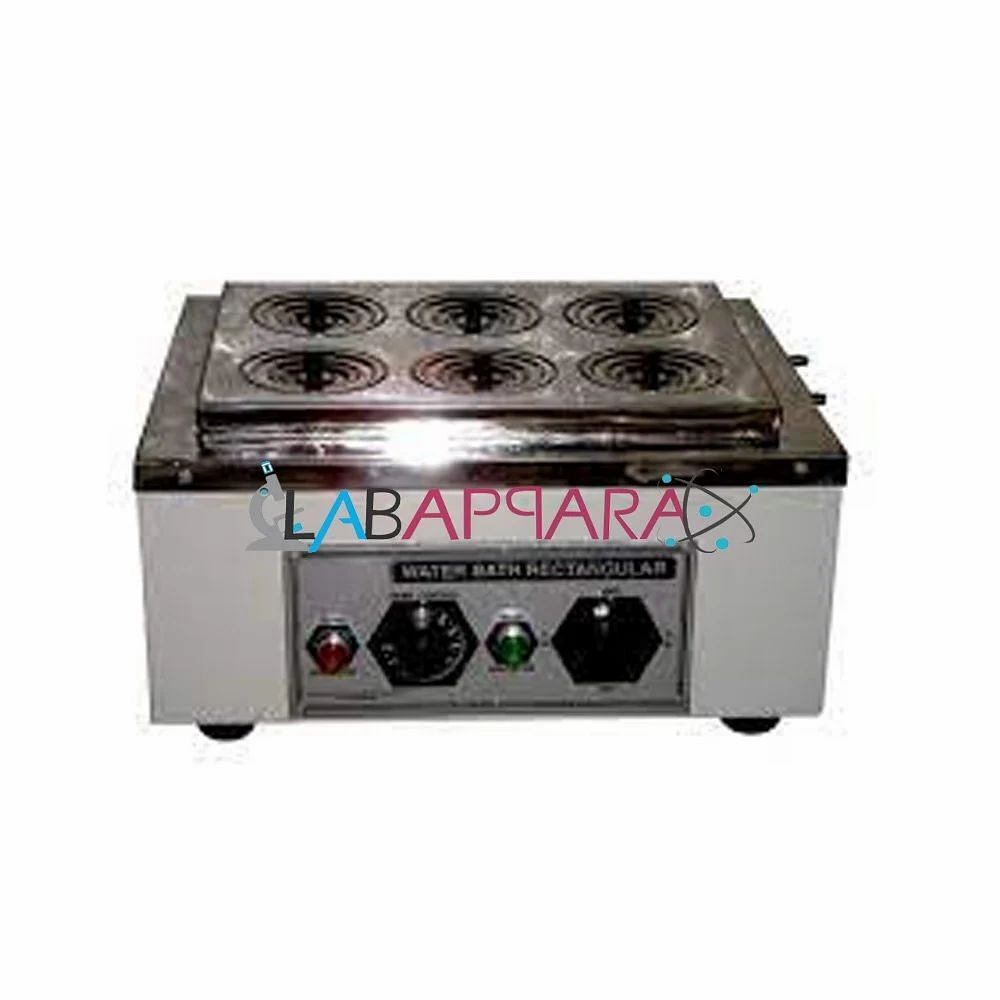 Labappara Single Wall Water Bath Rectangular, For Laboratory, 220/230 Volts Ac