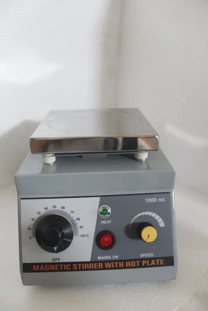 Labgear Mild Steel Magnetic Stirrer With Hot Plate, Model Name/Number: Li-mshp