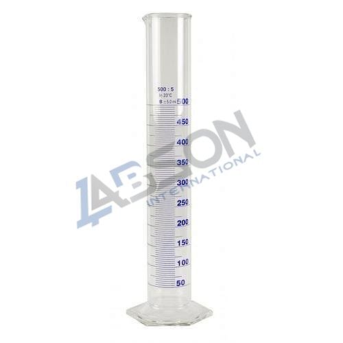 Labson Plastic Measuring Cylinder, Capacity: 500 Ml, Automation Grade: Manual