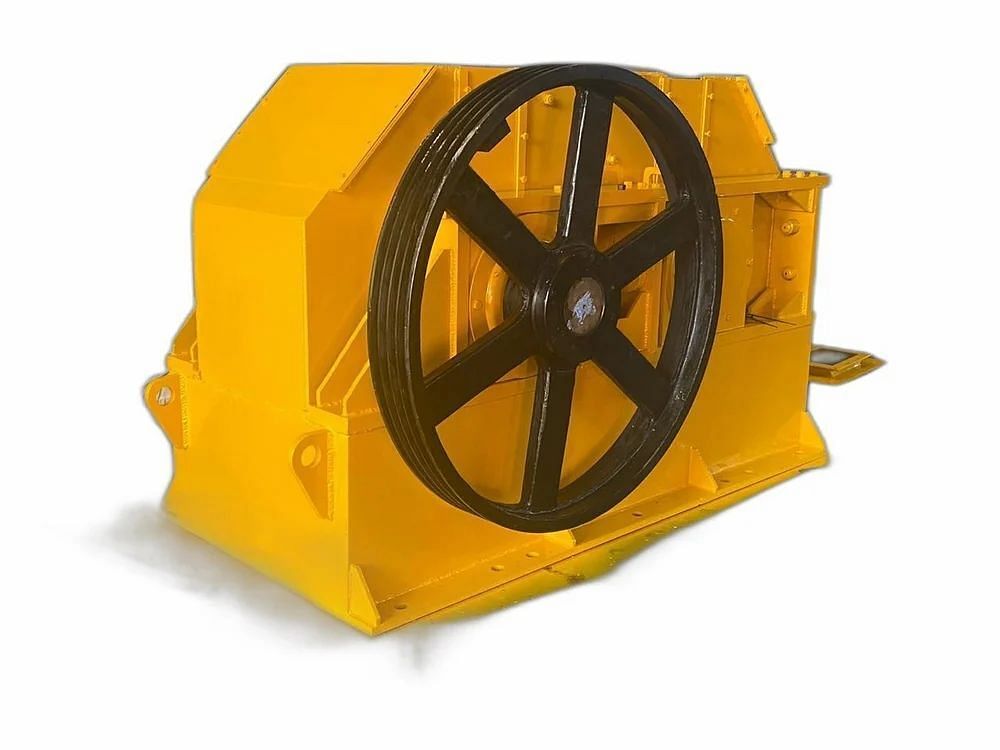 LAXMI Mild Steel Toothed Roll Crusher, For Stone, Capacity: 2 - 20 Ton Per Hour