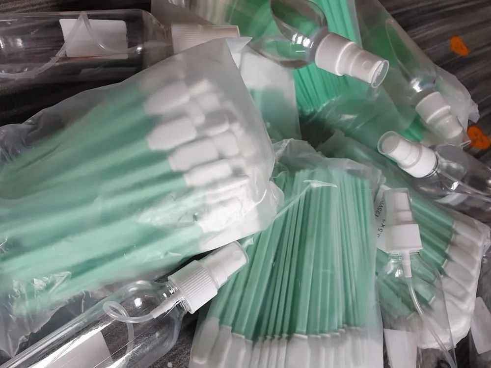 Lens Cleaning Swab, Packaging Type: Packet