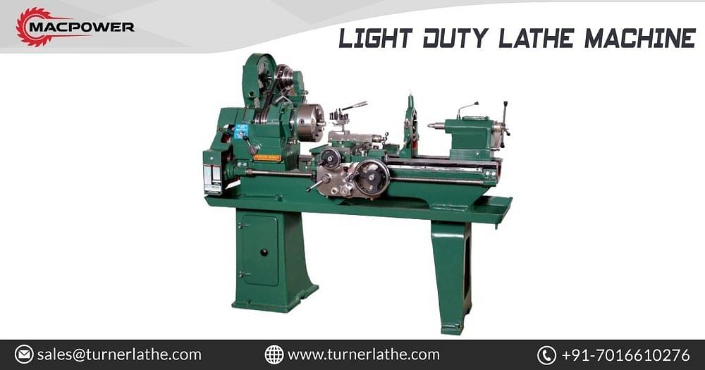 Light Lathe Machine, 1.5, Pedestral