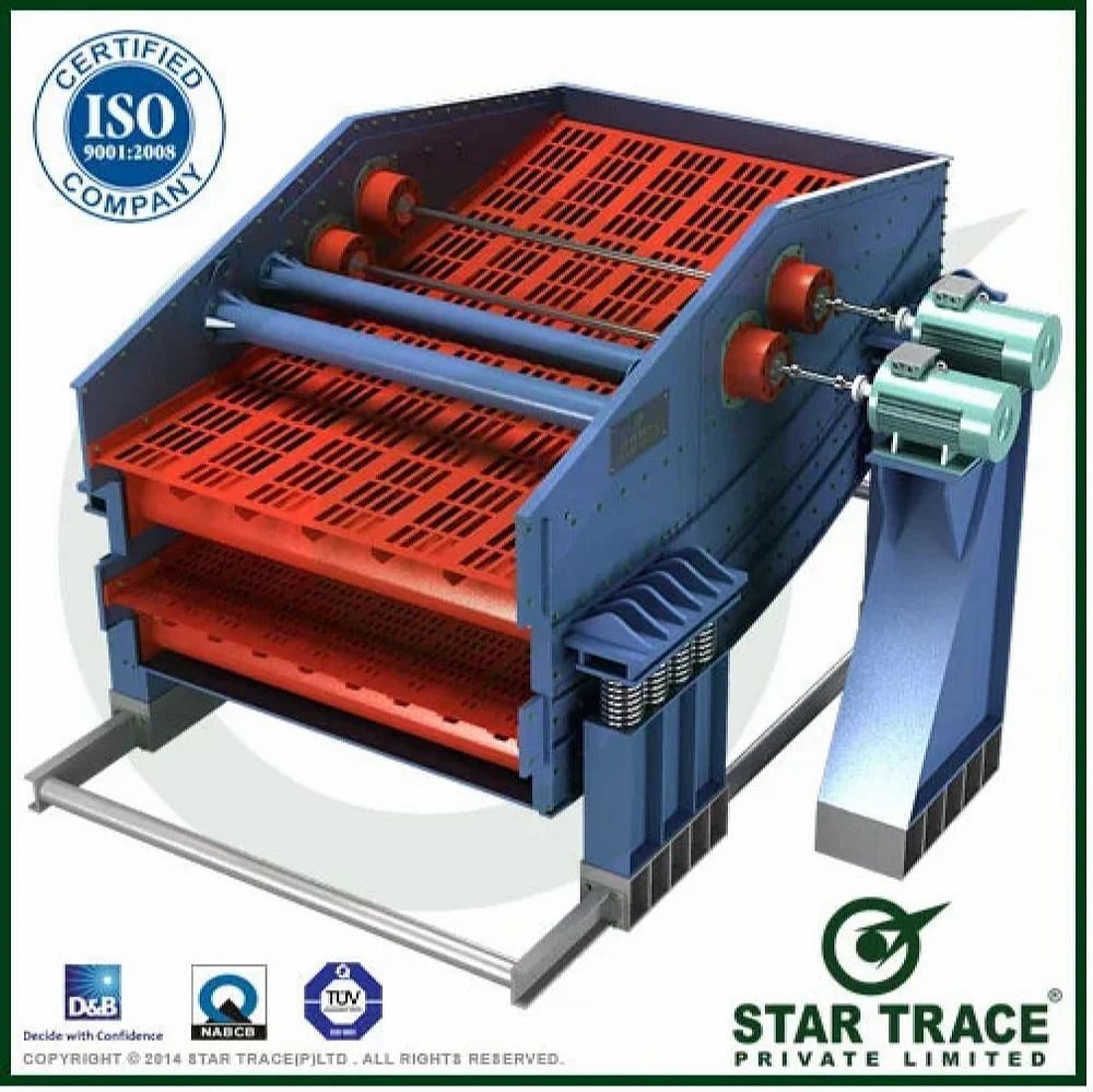 Linear Banana Vibrating Screen, For Industrial, Capacity: 11-25 Ton/hr