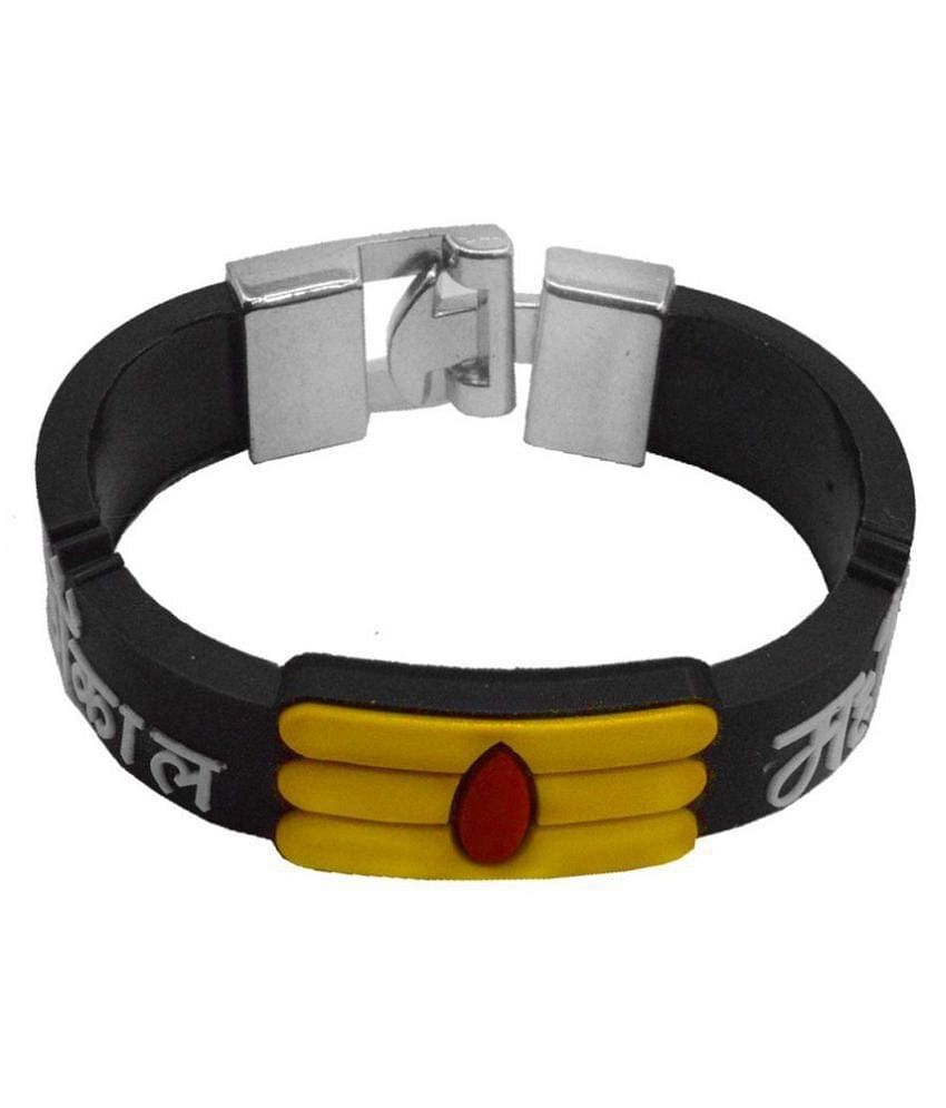 Loard Shiv Mahakal Multicolor Silicon Bracelet